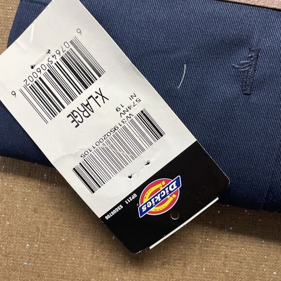 Dickies 574 Extra Long Tail Work Wear Shirt Mens XL Button Top Long Sleeve Blue - Picture 9 of 9